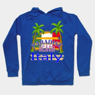 Paradise Beach Italy Vacation Design Hoodie